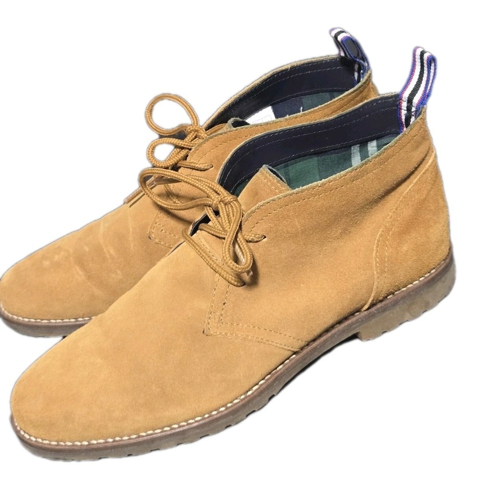 Tommy Hilfiger Designer Chukka Ankle Shoes Boots Mens Size 8 Unisex Lace Up
